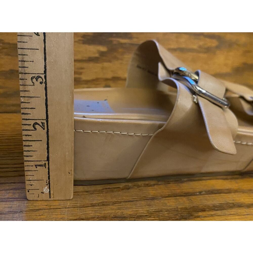 Dolce Vita Blush Slip On Sandals Women’s 9.5 Platform Shoes Adjustable Buckle - Picture 9 of 10